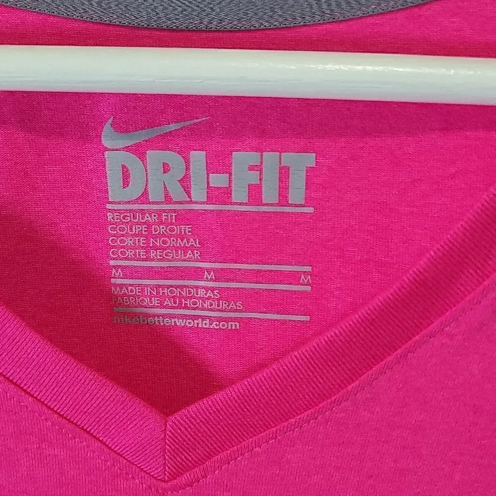 Pink Nike short-sleeved tee